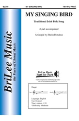 My Singing Bird Unison/Two-Part choral sheet music cover